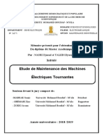 Etude de Maintenance Des Machines Électriques Tournantes