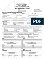 Architectural Permit: Office of The Building Official