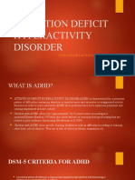 ATTENTION DEFICIT HYPERACTIVITY DISORDER Final