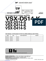 Service Manual VSXD514s