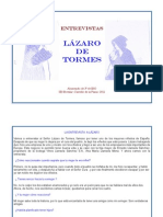 Entrevistas Lázaro de Tormes. 