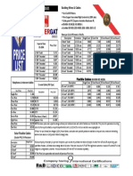 General Wiring Price List - June 01st 2021