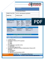 WTO and Some Important Agreement