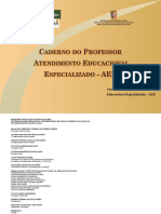 Caderno Do Professor Orientação e Acompanhamento Aluno AEE