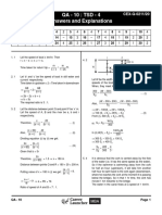 QA - 10: TSD - 4 Answers and Explanations: CEX-Q-0211/20