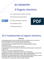 Topic 10 Organic Chemistry 10.1 To 10.2 20.1 To 20.3