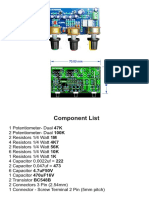 ELECTROINDIA - Bass, Treble & Volume Control Board Preamp With Transistors For Audio Amplifier