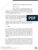 Contrato de Intermediação e Custódia