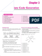 3 Intermediate Code Generation