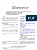 Transition Temperatures and Enthalpies