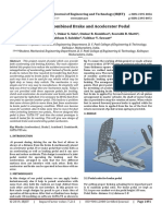 Design of Combined Brake and Accelerator Pedal: International Research Journal of Engineering and Technology (IRJET)