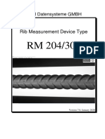 Rib Measurement Device Type: ECM Datensysteme GMBH