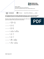 SLG Module 10.5.3 Operations Involving Rational Expressions Addition - Subtraction Casas Albiso 1