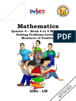 AIRs-LM - MATH 10 Quarter 4-Week 4-To-5 - Module-4