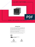 The 1/16 Din Counters: Model C48C Instruction Manual