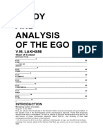 Study AND Analysis of The Ego: V.M. Lakhsmi