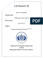 2019-Cpe-27 DBMS Lab Manual 10