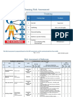 14 Risk Assessment of Cleaning