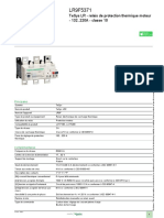 Fiche Technique Relais Thermique LR9 - LR9D - LR9F - LR9F5371