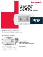 Honeywell th5110d1006 th5110d1022 th5220d1003 th5220d1029 Th5320u1001 Owner S Manual