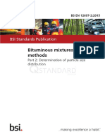 BS en 12697-2-2015 Bituminous Mixtures - Test Methods Part 2 Determination of Particle Size Distribution.