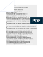 KTM Motorcycle Fault Codes DTC