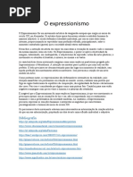 Introdução Ao Expressionismo.