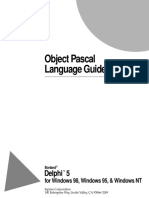 Object Pascal Language Guide