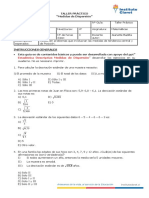 4° Medio Matemáticas Taller Práctico Medidas de Dispersión