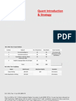 Quant Introduction & Strategy