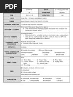 2019-01-21 Science Form 3 Chapter 1 Science Daily Lesson Plan