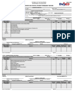 Senior High School Student Permanent Record: Republic of The Philippines Department of Education