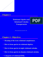 Relational Algebra and Relational Calculus