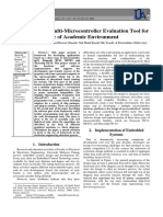 Framework of Multi-Microcontroller Evaluation Tool For A Use of Academic Environment