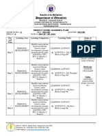 Department of Education: Weekly Home Learning Plan