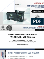 AUTEST - Variador de Frecuencia - SINAMIC V20 - SIEMENS