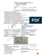 XII Ch. 7 Evolution - MCQ Final