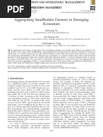 2015 - POMS - Jaehyung Et Al - Aggregating Smallholder Farmers in Emerging Economies