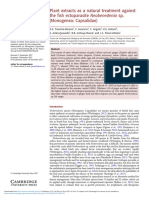 Div Class Title Plant Extracts As A Natural Treatment Against The Fish Ectoparasite Span Class Italic Neobenedenia Span SP Monogenea Capsalidae Div