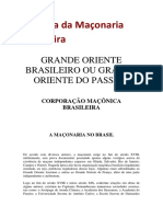 História Da Maçonaria Brasileira