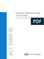 Guide To External Curing of Concrete: Reported by ACI Committee 308