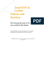 NOVAREGIO Handbook. Regional RTD &amp Innovation Policies and Practices