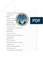 Formas de Acreditar La Representacion