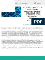 Nanopartculas Con Morfologa Controlada Como Catalizadores Catdicos para Celdas de Combustible Polimricas