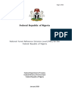 National Forest Reference Emission Level (FREL) For The Federal Republic of Nigeria