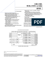 2 Adc, 8 Dac, 96 KHZ, 24-Bit: - Codec