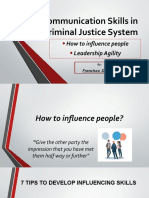 Communication Skills in Criminal Justice System