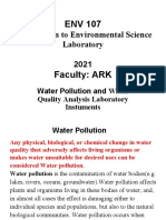 2a. ARK Lab L 2 Water Quality Analysis Lab. Instruments Fall 2020