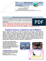 Taller Cambios Fisicos y Quimicos 7o.