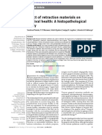 Effect of Retraction Materials On Gingival Health